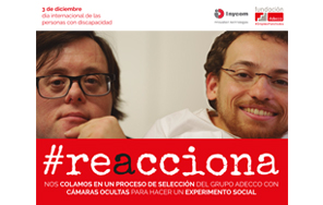 Inycom se suma a la campaña #reacciona de la Fundación Adecco en el Día Internacional de la Discapacidad
