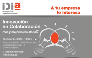 Inycom patrocina el evento ‘Innovación en Colaboración’ de IDiA