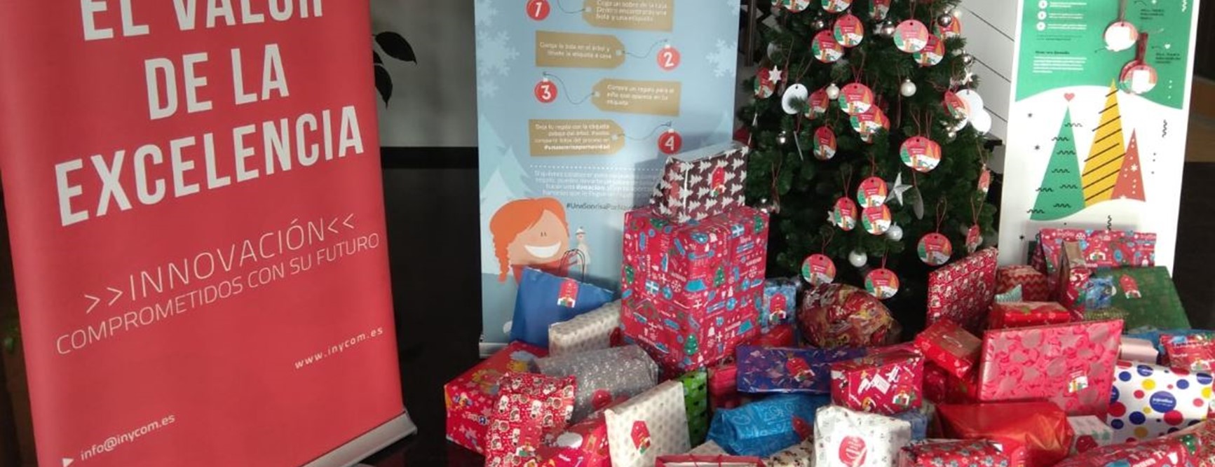 Inycom vive un año más una Navidad solidaria