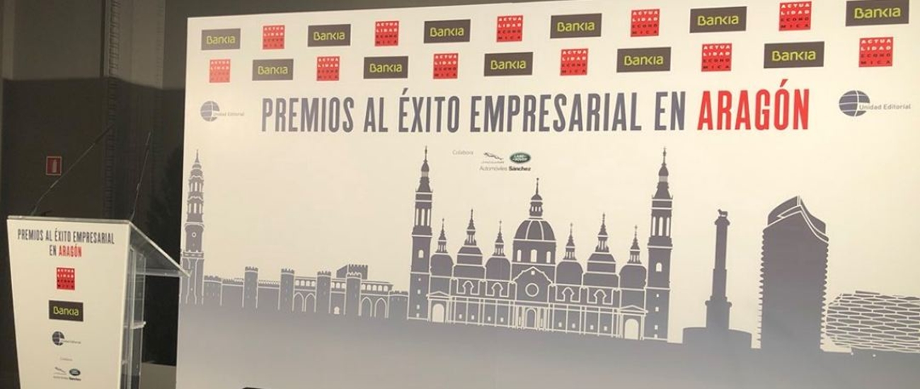 Máximo Valenciano, premio al ‘Mejor Empresario’ en los Premios al Éxito Empresarial en Aragón