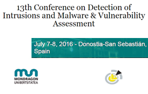 INYCOM sponsor de la “13th Conference on Detection of Intrusions and Malware & Vulnerability Assessment” (DIMVA 2016) INYCOM sponsor de la “13th Conference on Detection of Intrusions and Malware & Vulnerability Assessment” (DIMVA 2016)