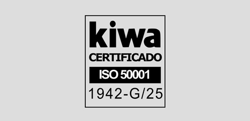 Certificado ISO 50001 KIWA Instrumentación y Componentes, S.A.
