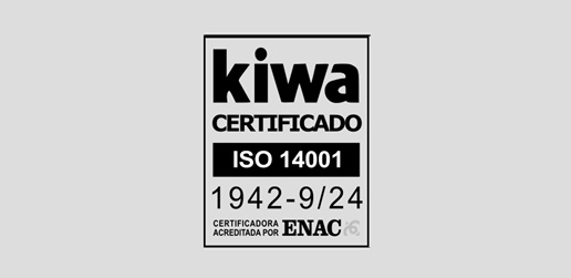  Certificado ISO 14001 KIWA Instrumentación y Componentes, S.A.