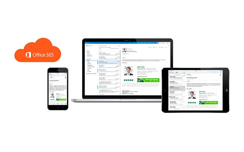 Solución Office 365 para la gestión de firmas de correo electrónico